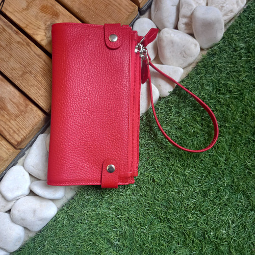 کیف پول زنانه چرم مدل تینا