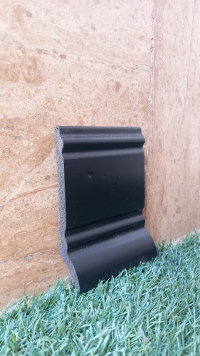 قرنیز پی وی سی ۱۰سانت مشکی