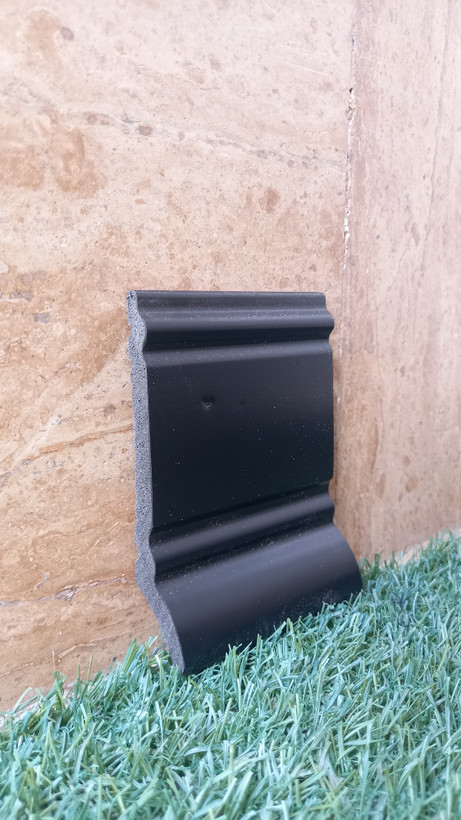 قرنیز پی وی سی ۱۰سانت مشکی